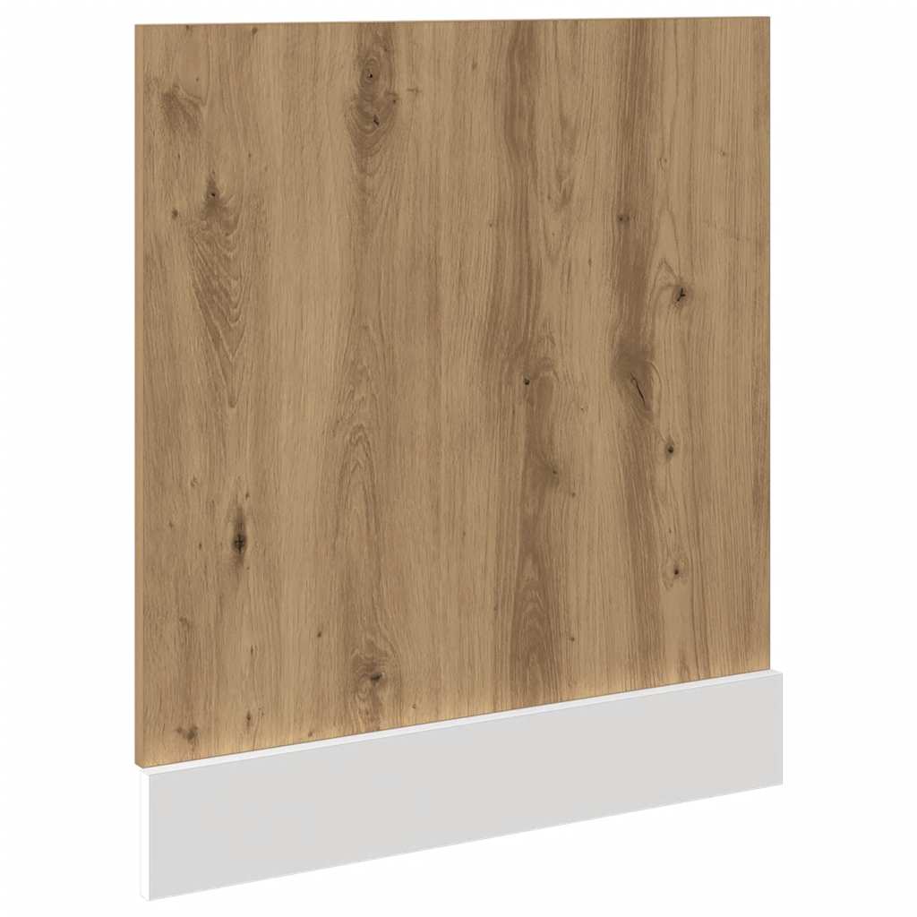 Dishwasher Panel Lyon Artisan Oak 60x1.5x67 cm Engineered Wood
